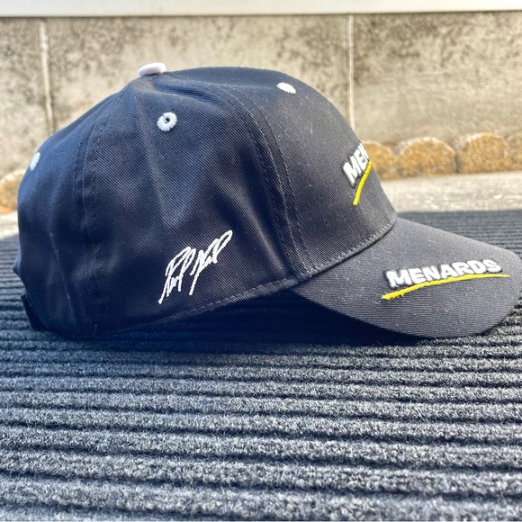 *NWOT* NASCAR #15 Menards Racing Hat -Strapback Cap -Black/Yellow -Paul Menard - Picture 4 of 8